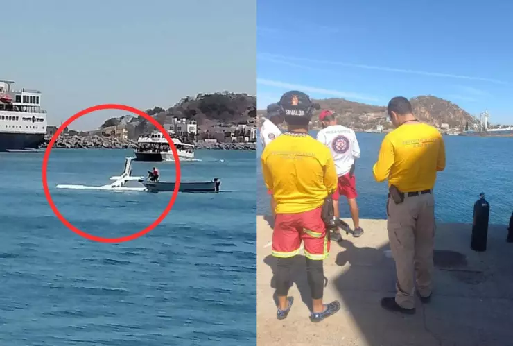 Cae avioneta en Mazatlán; reportan dos heridos