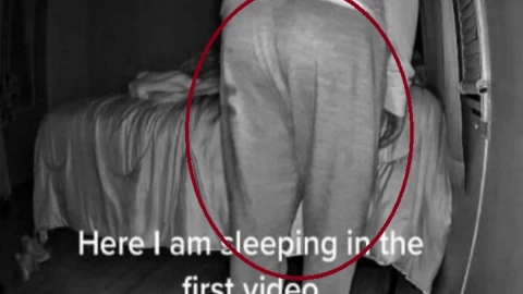 joven graba a su suegra acosándola mientras dormía