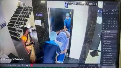 elevador se desploma con todo y paciente