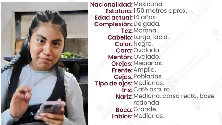 Fernanda Itzel Felipe Andrade desaparecida