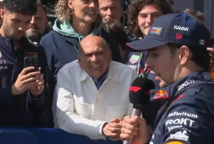 checo Perez segundo lugar GP Bélgica