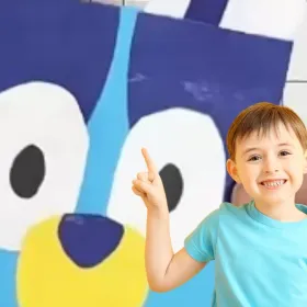 Cómo hacer una bolsa de Bluey y sus amigos, para guardar los dulces en las fiestas infantiles