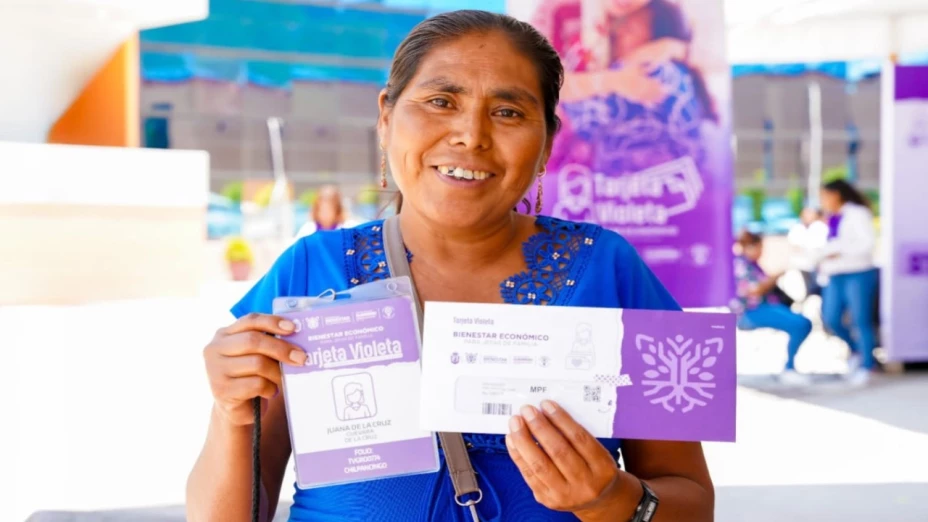 Apoyo de 2 mil 600 pesos: Abren convocatoria para la Tarjeta Violeta 2025, ¿cómo registrarse?