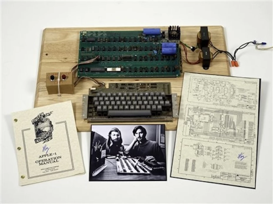 Una Apple 1 de 1976, diseñada por Steve Jobs y Steve Wozniak, será subastada en California