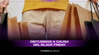 Disturbios en black friday.