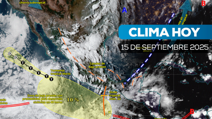clima 15 de septiembre en México hoy
