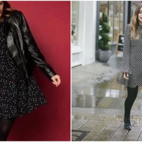 Looks con medias negras que puedes combinar en Navidad o Año Nuevo
