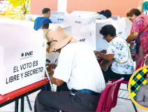 Casillas de votación en México.