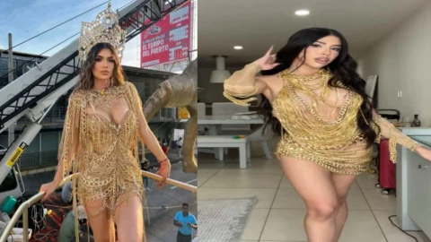 Vestido usado por Yeri MUA