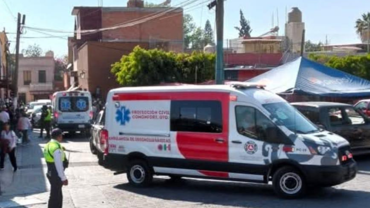 4 heridos explosión de pirotecnia cortejo fúnebre Comonfort.png