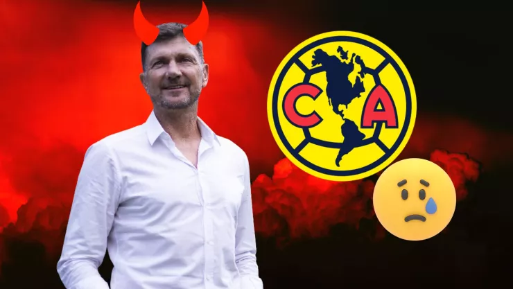 Hernán Cristante se va expulsado en el duelo ante el América.