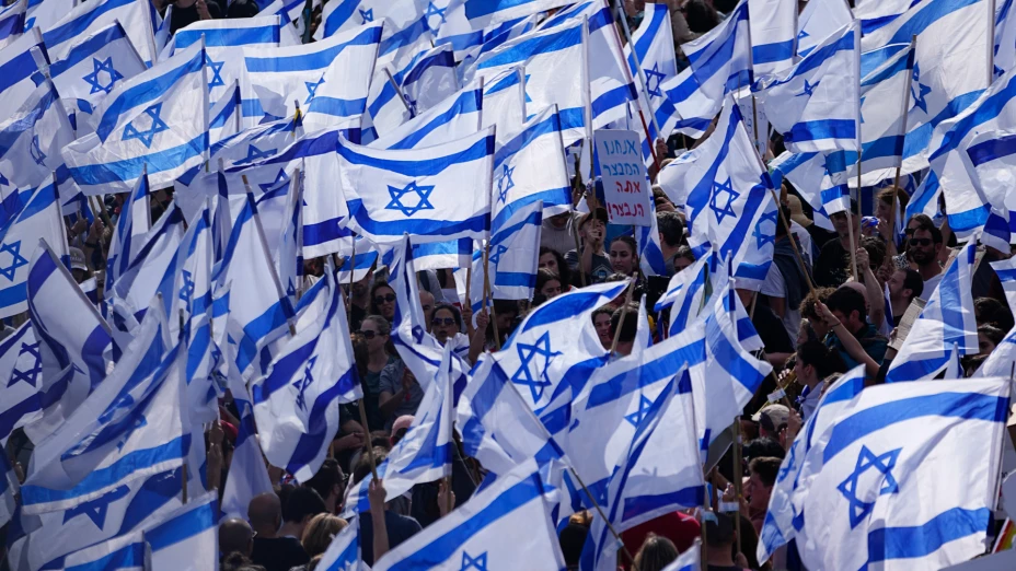 Protestas por reforma judicial en Israel.