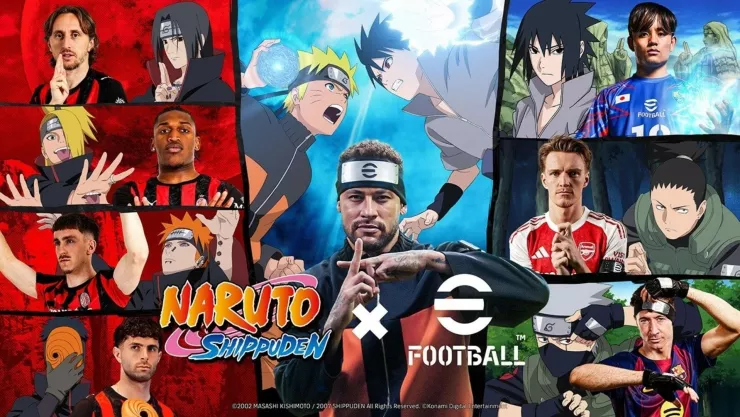 ¡Es OFICIAL Naruto llega a la eFootball. La colaboración anime que está volviendo locos a los fans