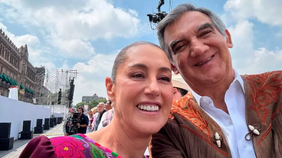 Claudia Sheinbaum y Américo Villarreal