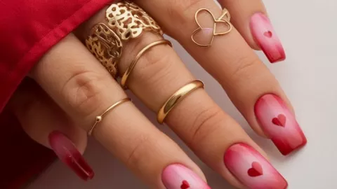 45 diseños de uñas para San Valentín en almendradas o cuadradas: son sencillas, elegantes y sutiles