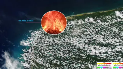 La IMPACTANTE vía satélite del fuerte incendio en Sisal que consumió kilómetros de selva.jpg