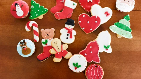 Receta para hacer Galletas Navideñas