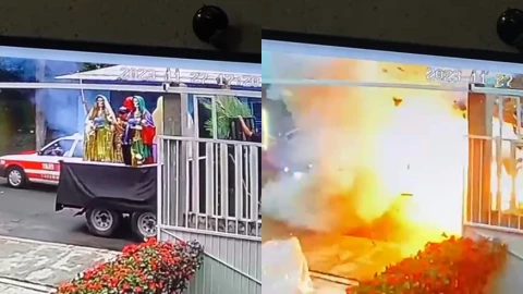 Explosión pirotecnia en Catemaco Veracruz heridos