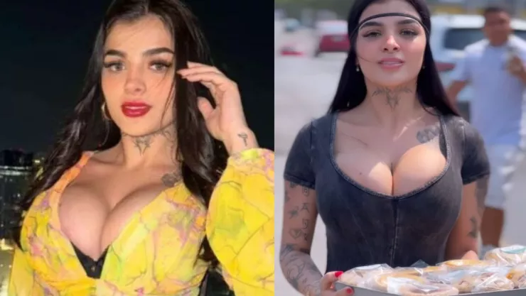 Karely Ruiz vendiendo pays