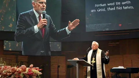 Así se vería si Jesús en la era actual profetizando, según ChatGPT