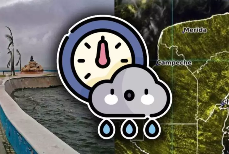 Hora EXACTA en que habrá lluvias en Campeche HOY martes 4 de noviembre de 2025