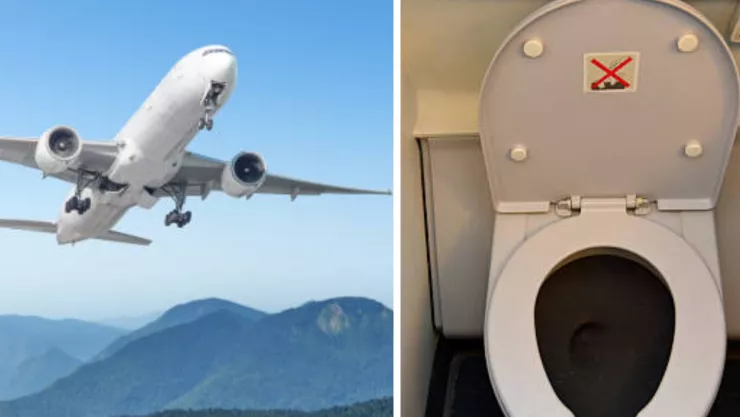 ¿Caen del cielo? Esto es lo que pasa realmente con las heces fecales de un avión
