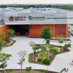 Foto del Hospital Agustín O’Horán del IMSS-Bienestar en Yucatán.