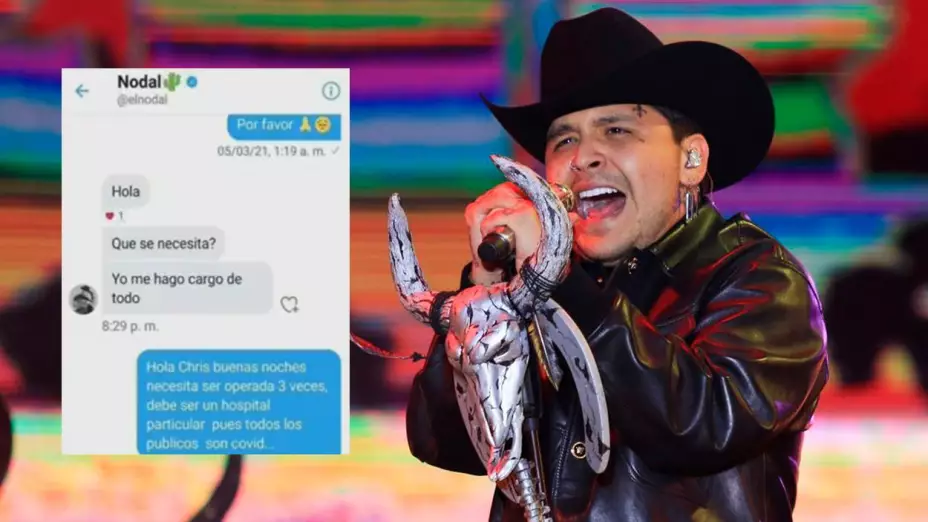 Nodal promete apoyar a fanática con operación y luego desaparece