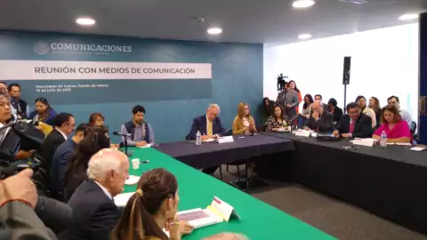 SCT reunión medios