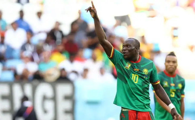 Vincent Aboubakar con Camerún en Qatar 2022