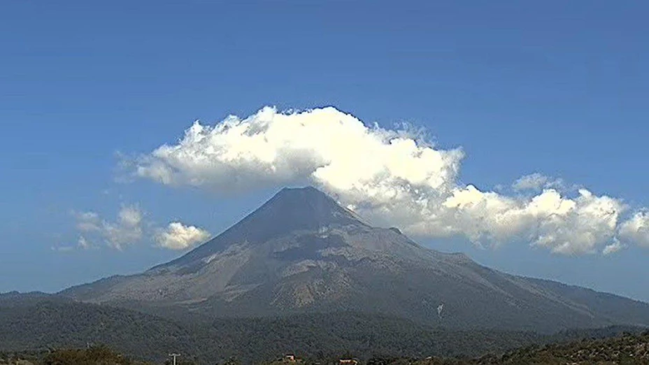 Panorámica del Volcán de Colima noviembre 2025