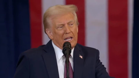 El 47º presidente de Estados Unidos Donald Trump.