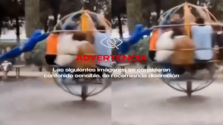 VIDEO ¡IMÁGENES SENSIBLES! Niño sale volando del juego mecánico volantín
