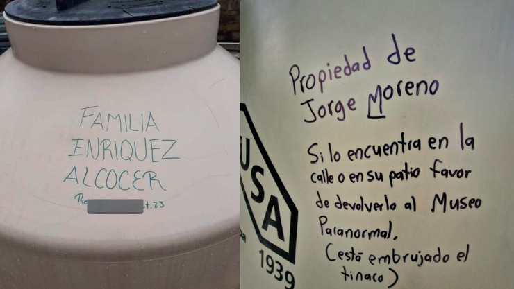 Habitantes de Yucatán comienzan a ponerle nombre a sus tinacos por llegada del Huracán Beryl