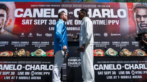 Canelo Charlo conferencia de prensa box los angeles