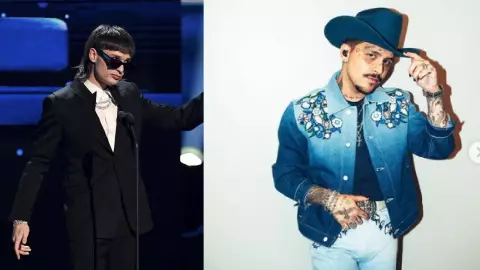 Peso pluma y Christian Nodal juntos en una foto ¿se viene colaboración