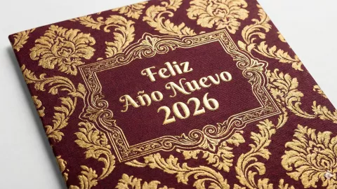 Tarjeta con Patrón Damasco