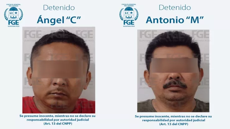 Detienen a dos personas en Chetumal por el delito de homicidio