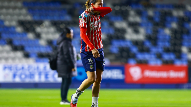 Licha Cervantes con Chivas Femenil