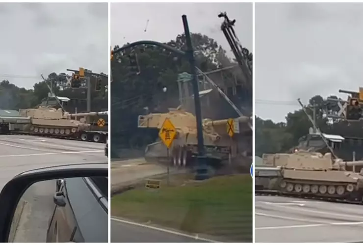 tren-choca-camión-con-tanque-de-guerra-carolina-del-sur-video