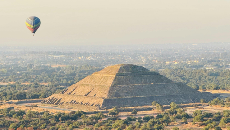 Cae globo aerostático en Teotihuacán 16 de marzo