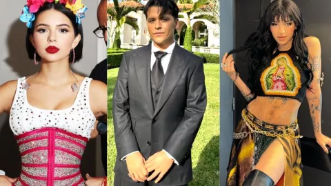 Cazzu reacciona al romance de Ángela Aguilar y Christian Nodal