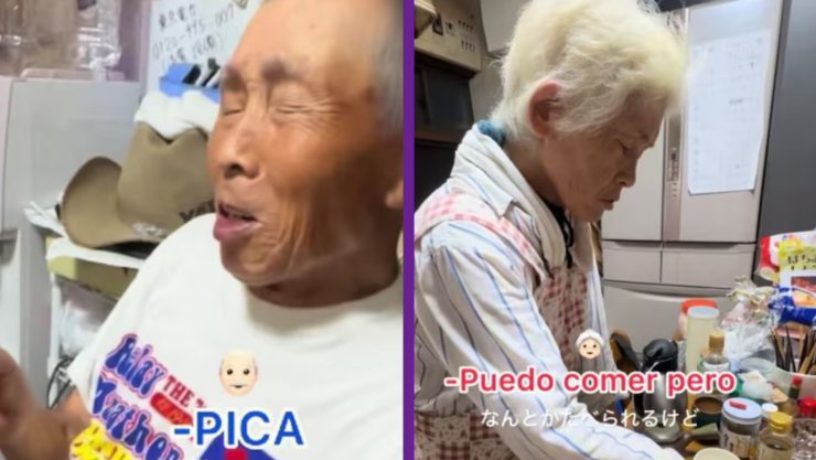 Video VIRAL_ Abuelos de tiktoker japonesa reaccionan al sabor picoso de unas papas mexicanas.jpg