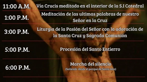 Vía Crucis 2025: ¿A qué hora se llevarán a cabo las actividades del Viernes Santo en la Catedral de Mérida?