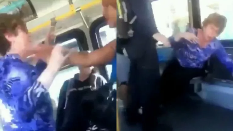 VIDEO: Señora escupe y golpea a una joven; ella responde con tremenda cachetada