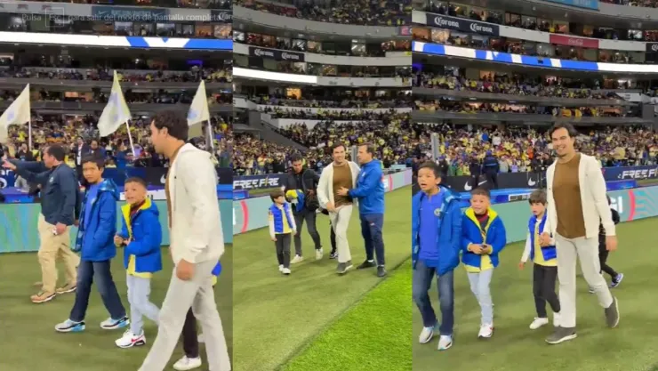 VIDEO: ¡Aficionado de lujo! Checo Pérez visitó al América en la final de la Liga BBVA MX