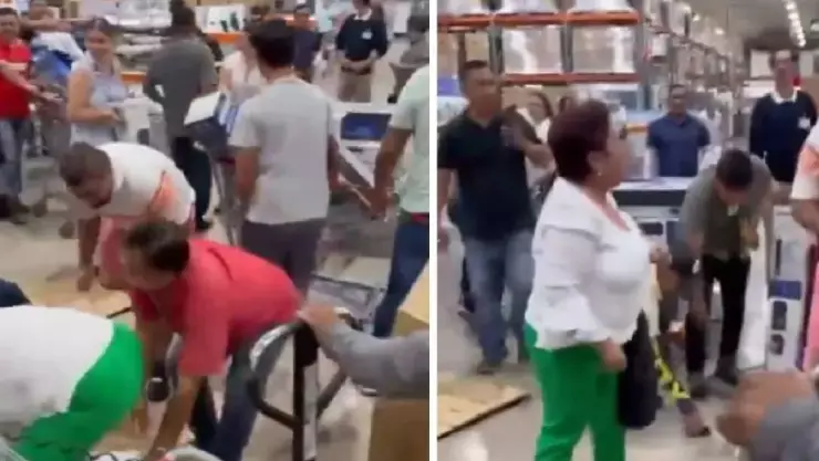 ¡Lo que hace el calor! Clientes se pelean en Costco por ventiladores.jpg