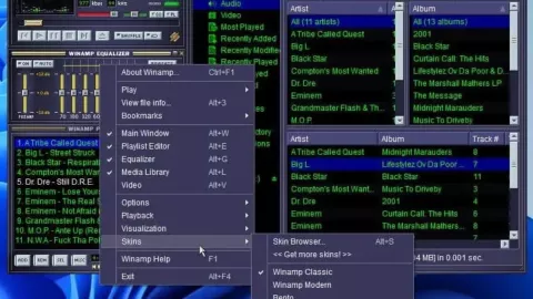 Resucitan en 2022 al reproductor de música Winamp con nueva versión para Windows.