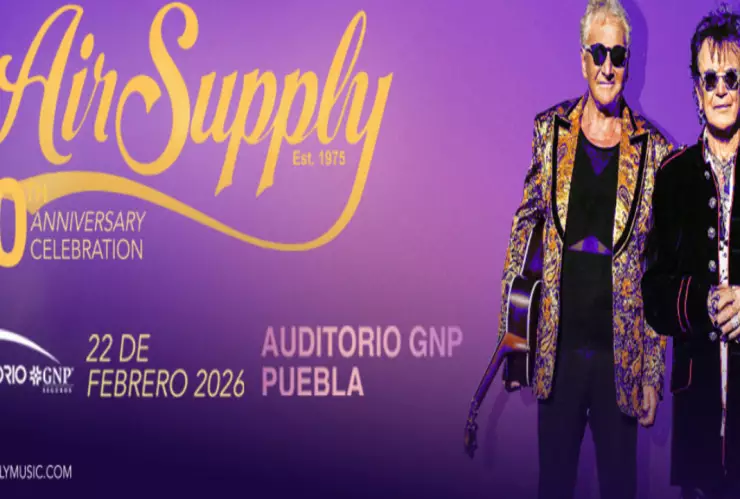 Concierto de Air Supply en Puebla 2026