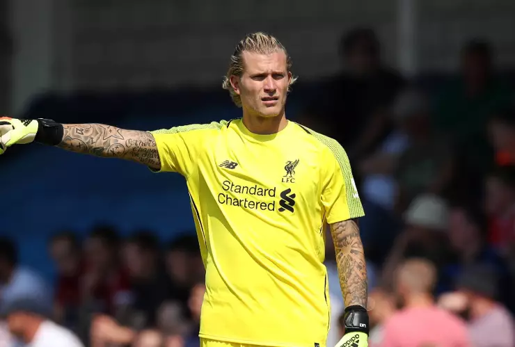 Lloris Karius con el Liverpool